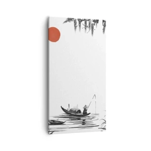 Tablou pe pânză - O după-amiază asiatică - 55x100 cm