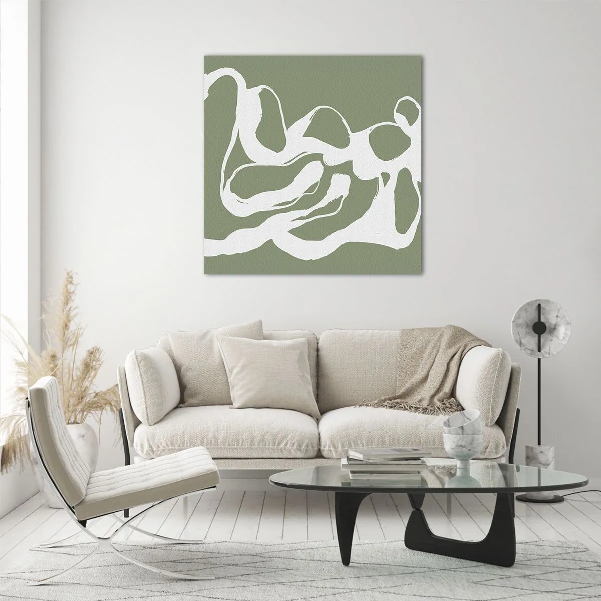 Tablou pe sticlă - Chemarea spațiului - 60x60 cm