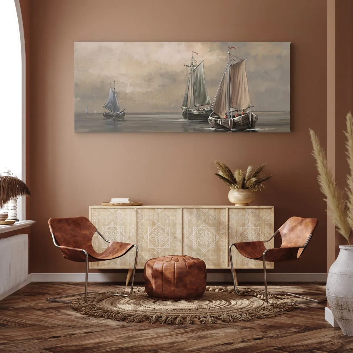 Tablou pe pânză - Întoarcerea marinarilor - 120x50 cm