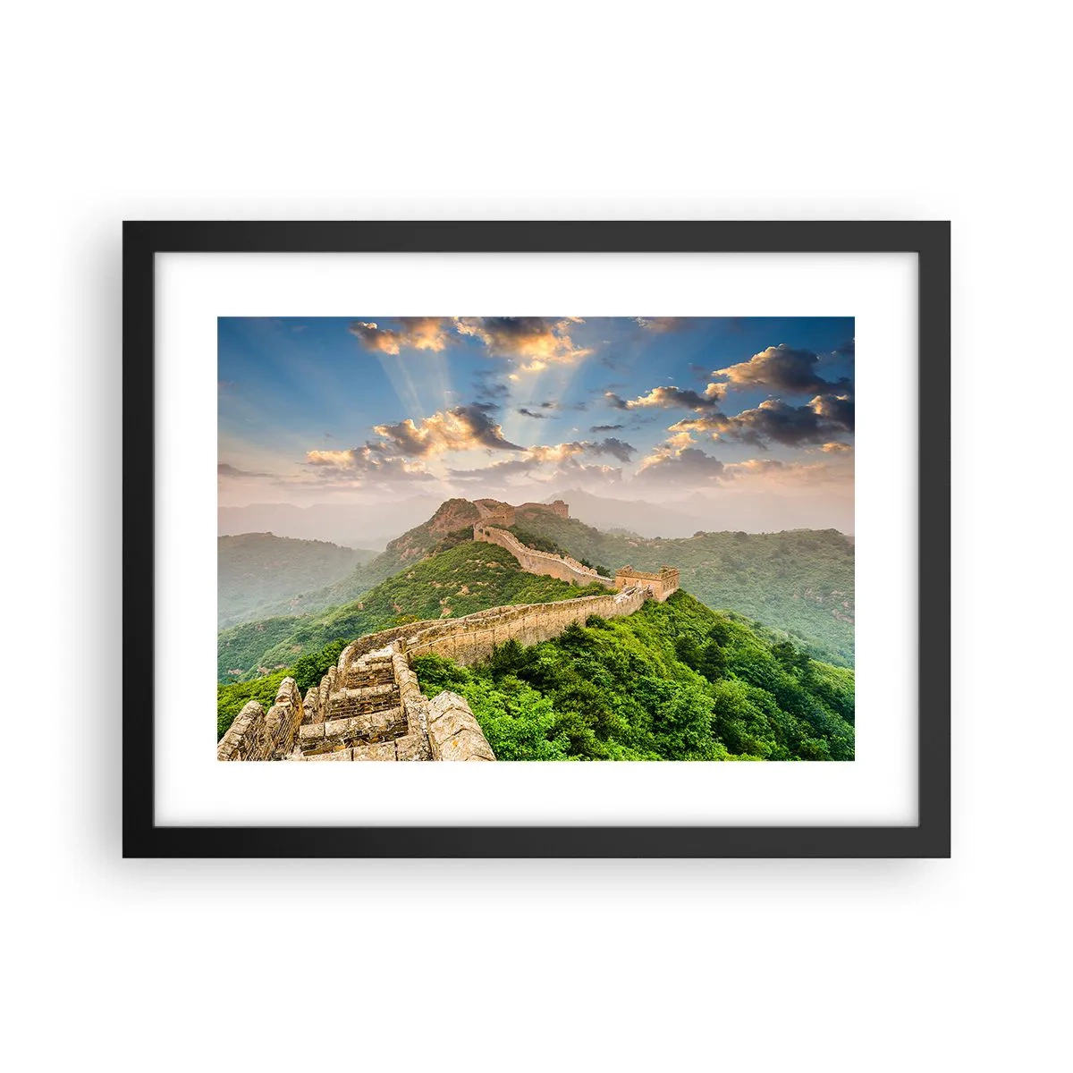 Poster în ramă neagră - Măreția netrecătoare - 40x30 cm