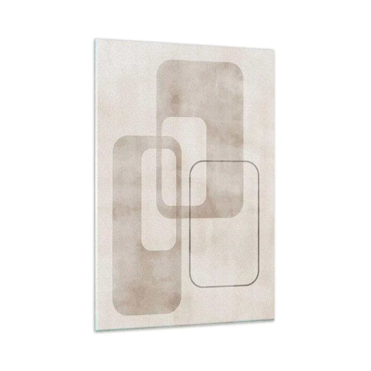 Tablou pe sticlă - Fuga geometrică - 80x120 cm