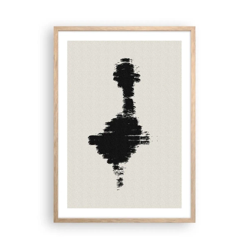 Poster în ramă de stejar deschis - Vibrațiile imaginației - 50x70 cm