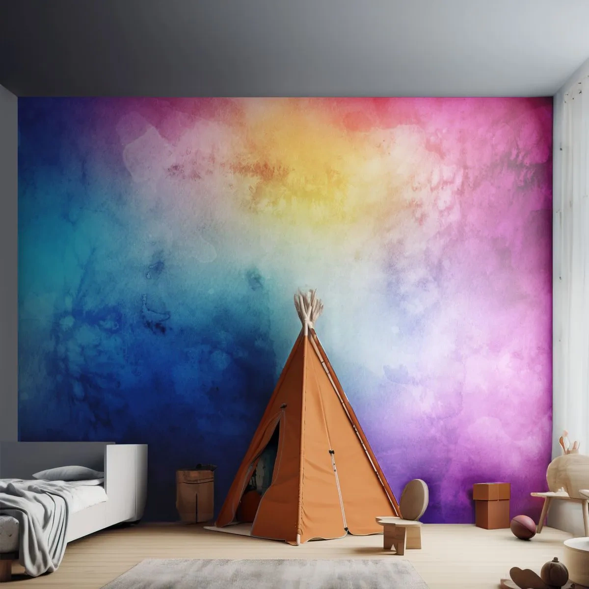 Tapet Premium Sand - Aproape în al șaptelea cer - Abstracția, Bucată, Model modern - 100x70 cm