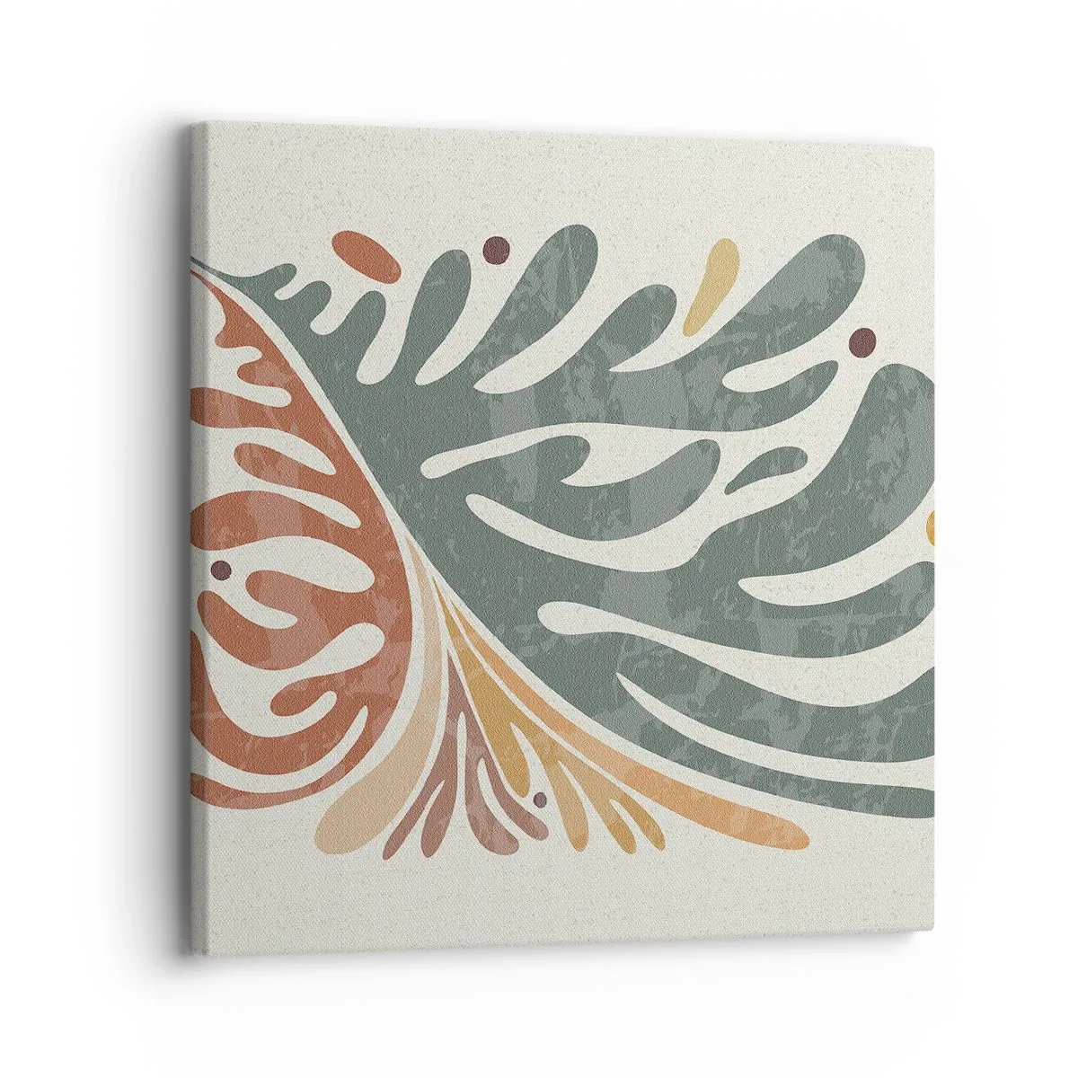 Tablou pe pânză - Frunză multicoloră - 30x30 cm