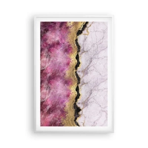 Poster în ramă albă - La graniță - 61x91 cm