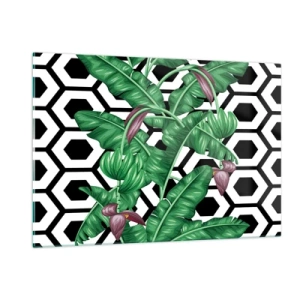 Tablou pe sticlă - Compoziție simetrică din natură - 120x80 cm