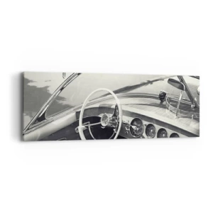 Tablou pe pânză - E timpul pentru cei bogați - 90x30 cm