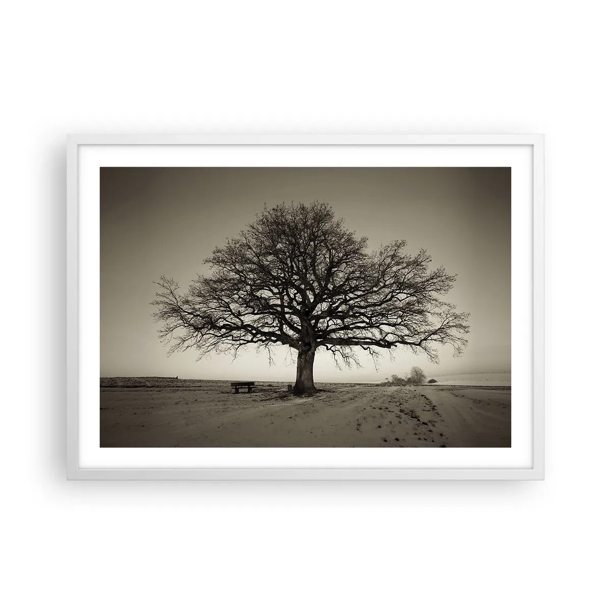 Poster în ramă albă - De aici până în veșnicie - 70x50 cm