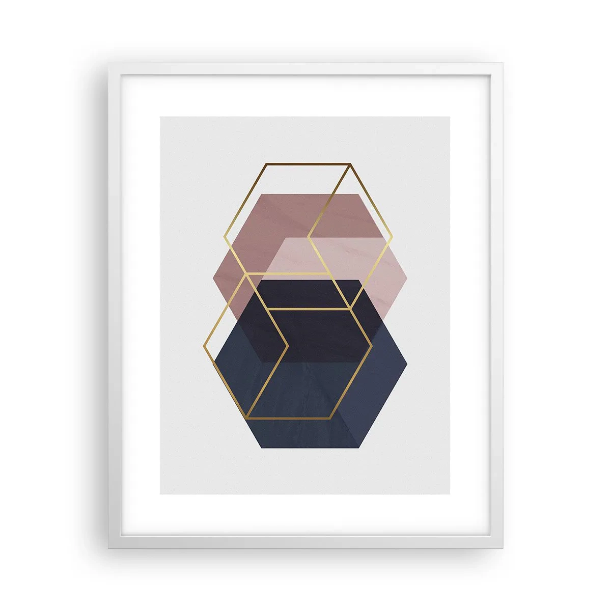 Poster în ramă albă - Puterea simplității - 40x50 cm