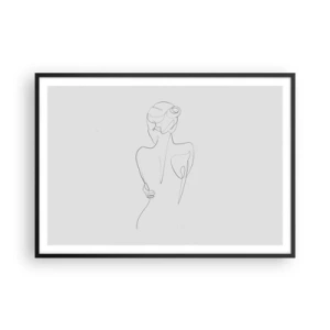 Poster în ramă neagră - Muzica corpului - 100x70 cm