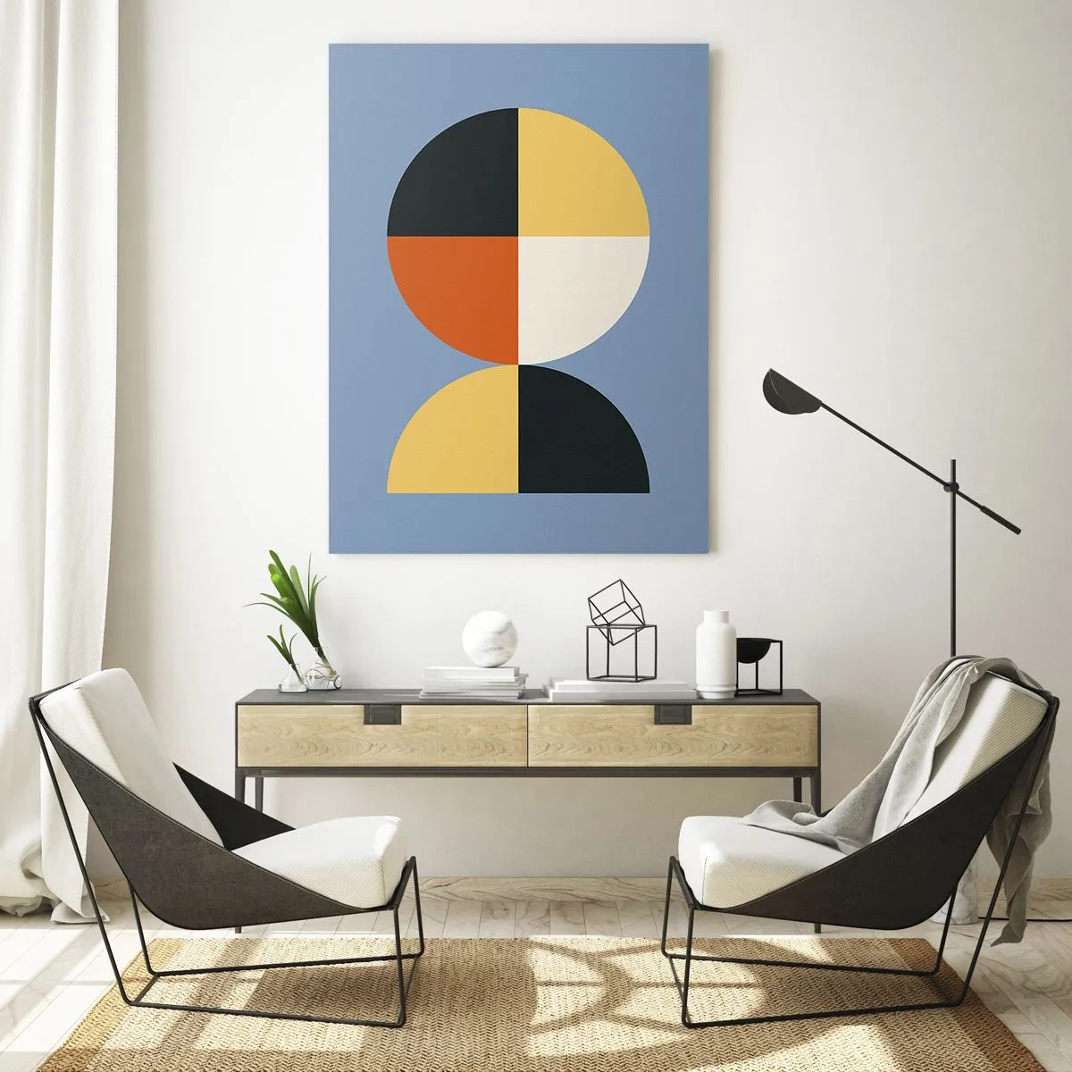 Tablou pe sticlă - Uită-te și numără - 50x70 cm