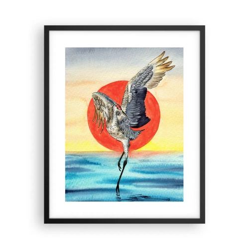 Poster în ramă neagră - E timpul să ne întoarcem - 40x50 cm