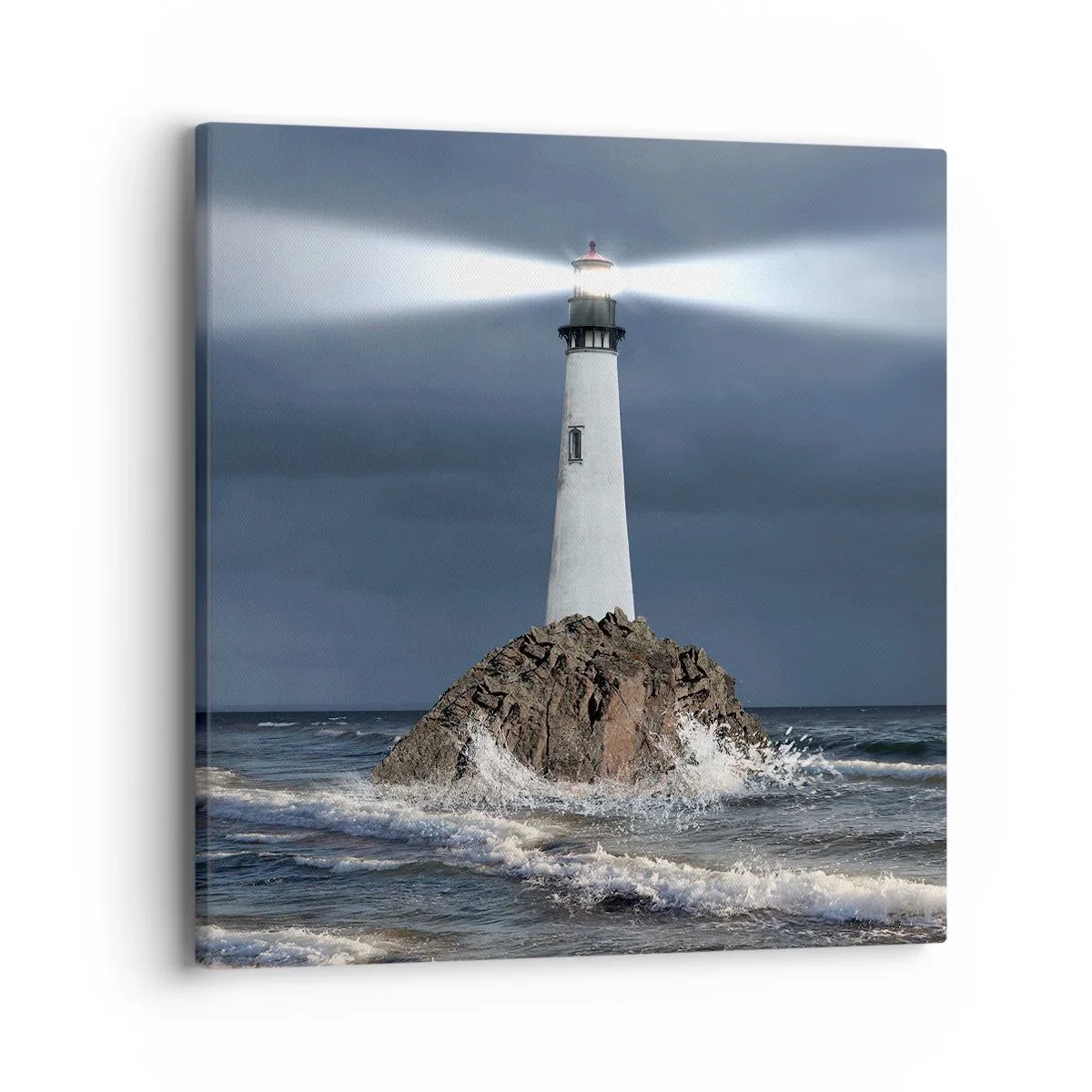 Tablou pe pânză - Aici... aici...! - 40x40 cm