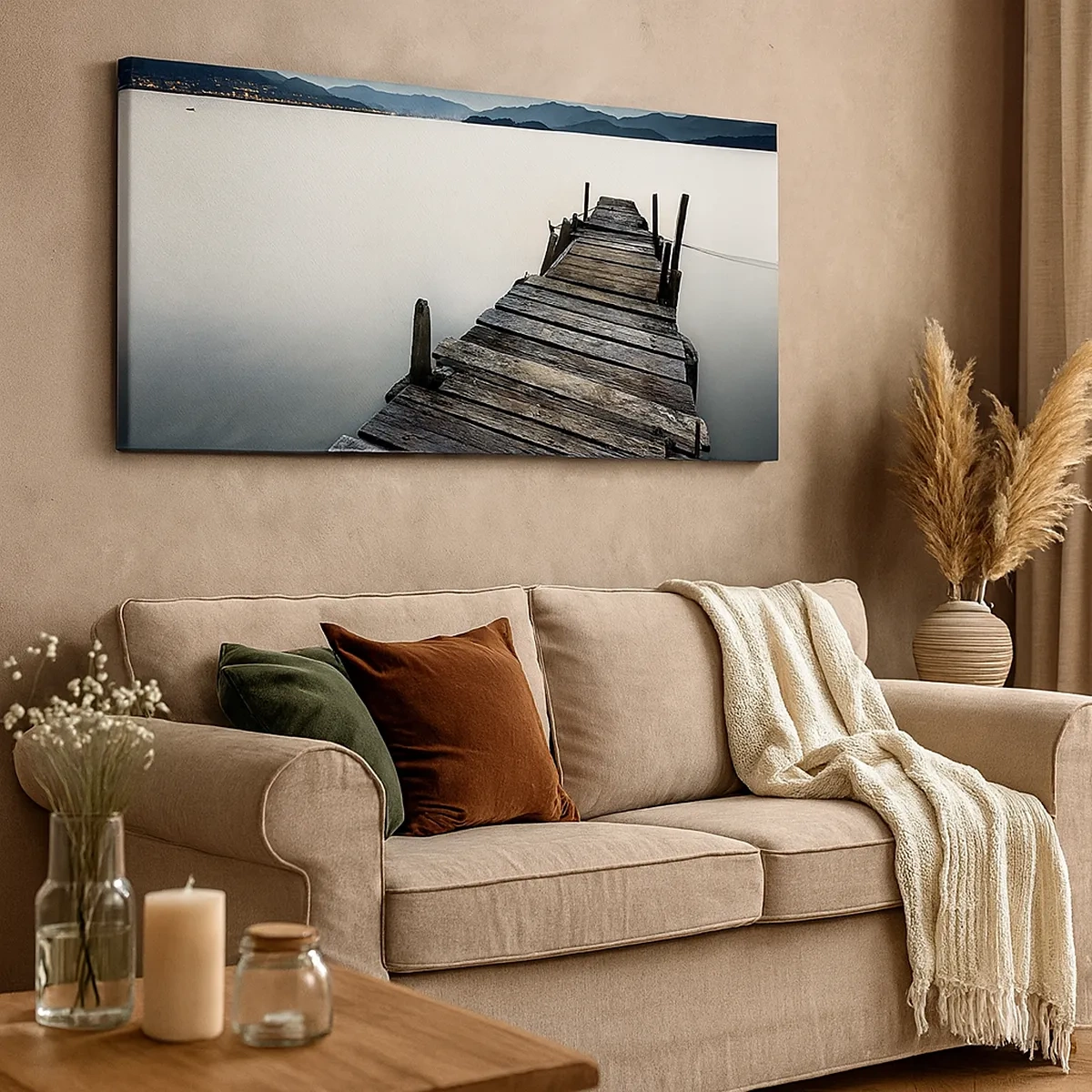 Tablou pe pânză - Scufundă-te în pace - 30x30 cm