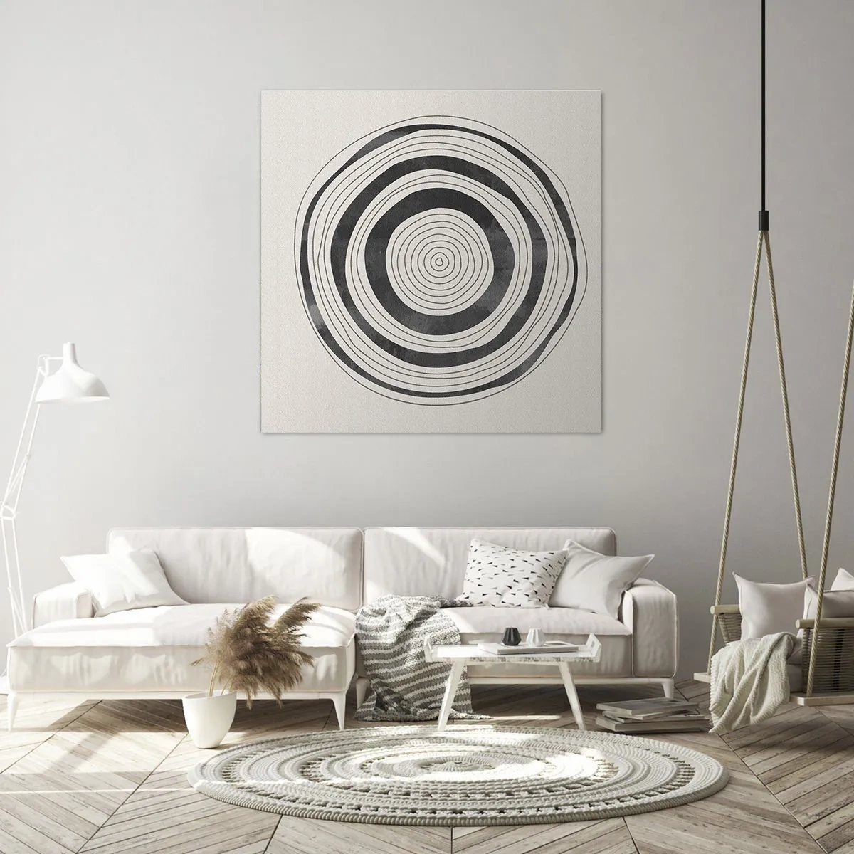 Tablou pe pânză - Centrul cel mai important - 50x50 cm