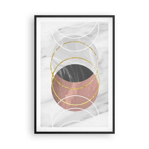 Poster în ramă neagră - Muzica sferelor - 61x91 cm