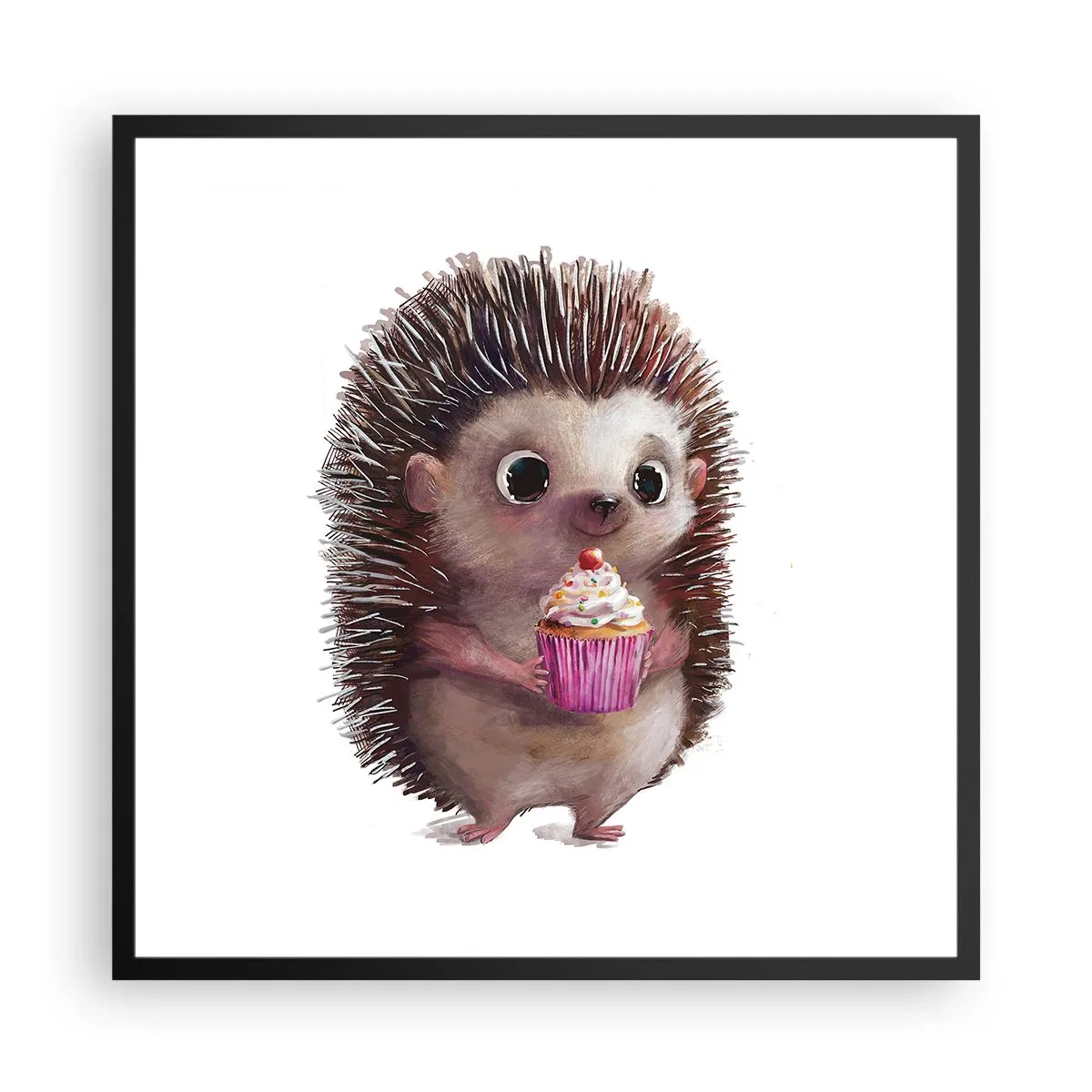 Poster în ramă neagră - Fiecare zi este o sărbătoare - 60x60 cm