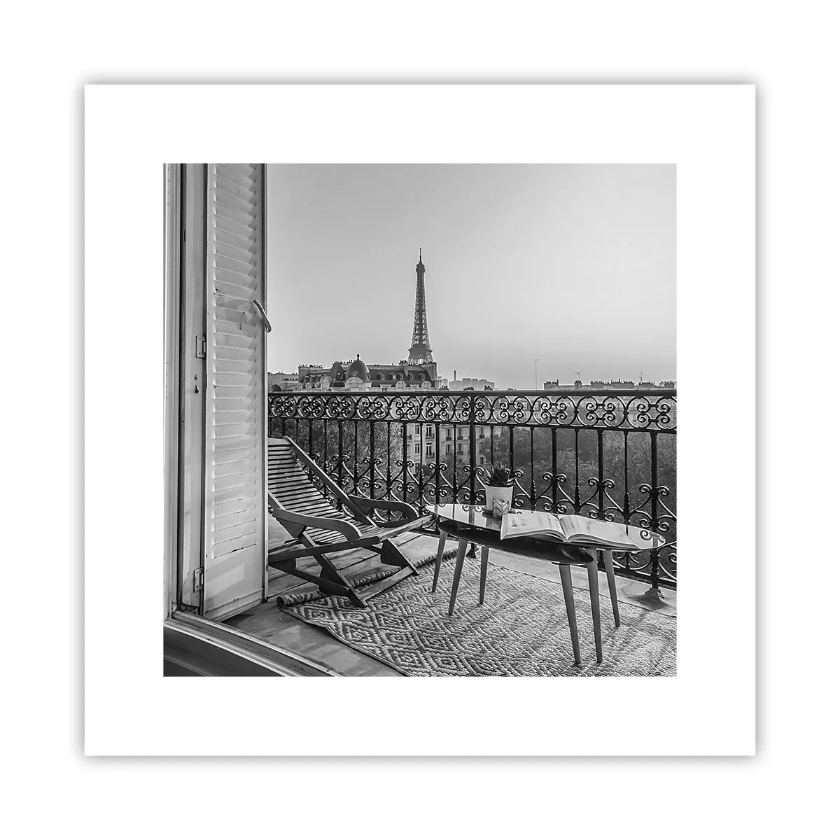 Poster - După-amiază pariziană - 30x30 cm