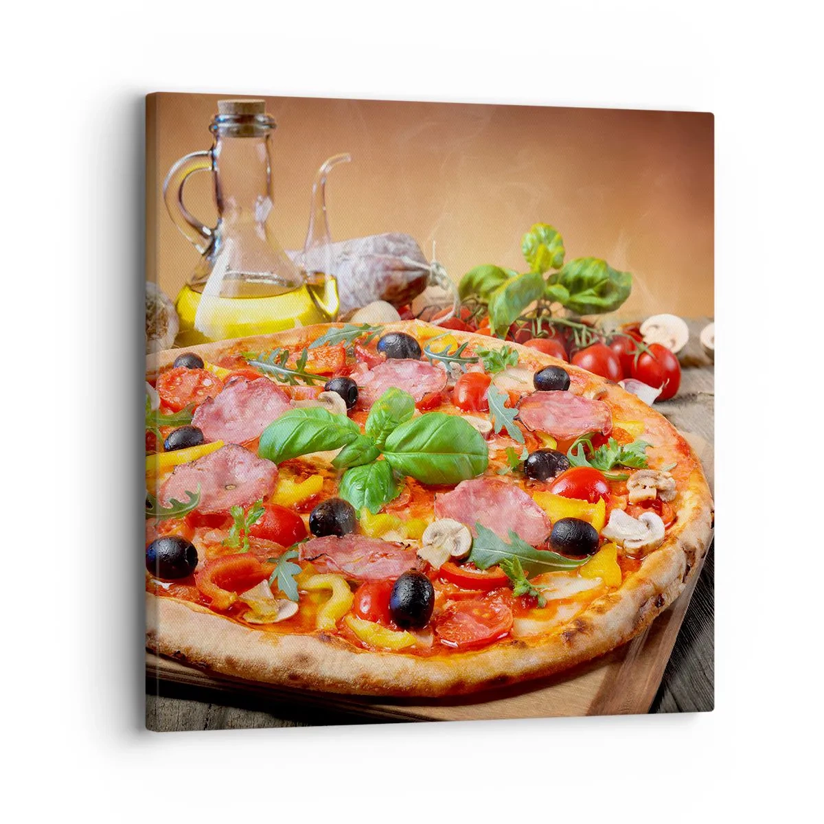 Tablou pe pânză - Cu o adevărată aromă italiană - 30x30 cm