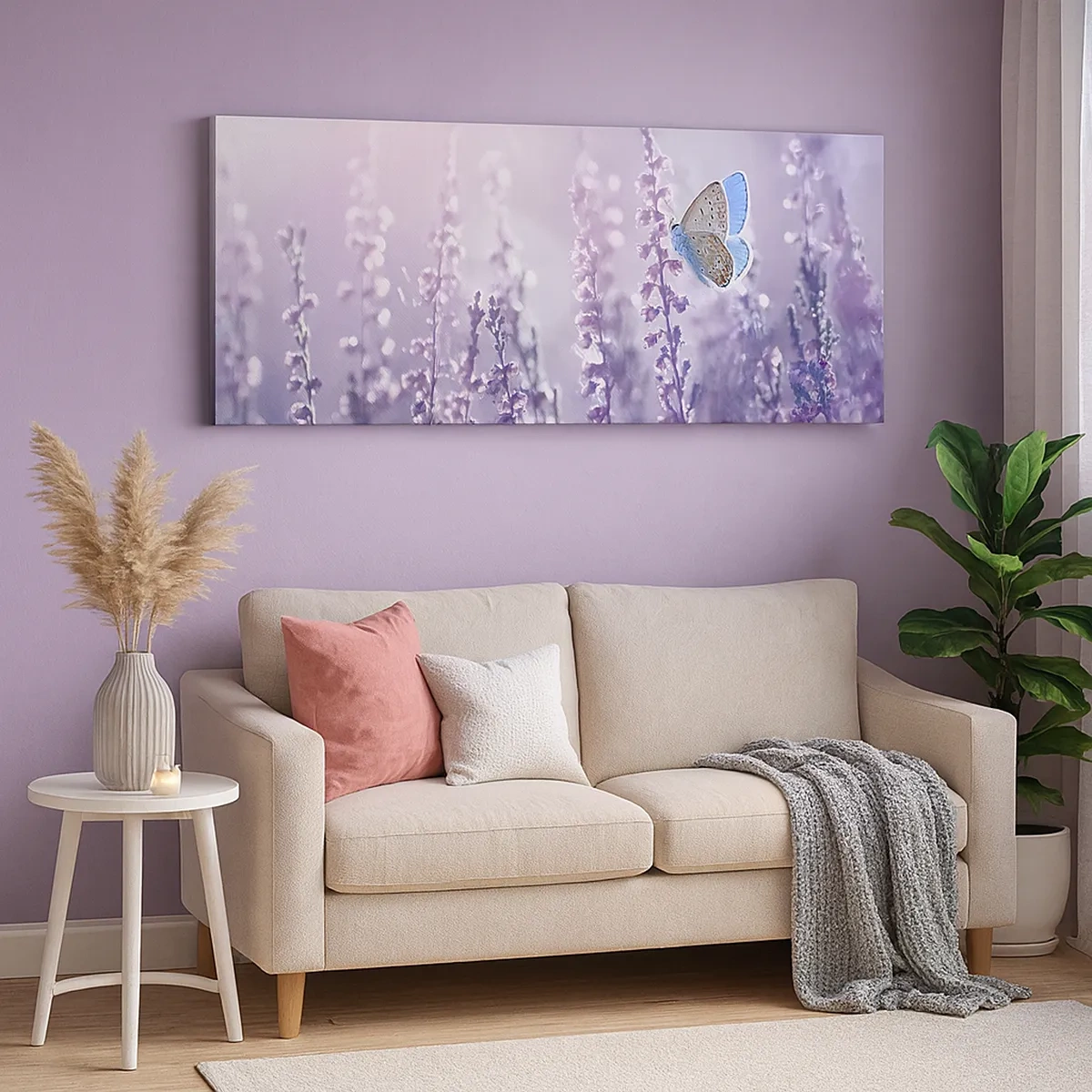 Tablou pe pânză - Sărut de fluture - 30x30 cm