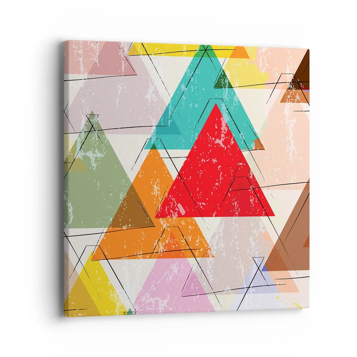 Tablou pe pânză - Trei câte trei - 40x40 cm