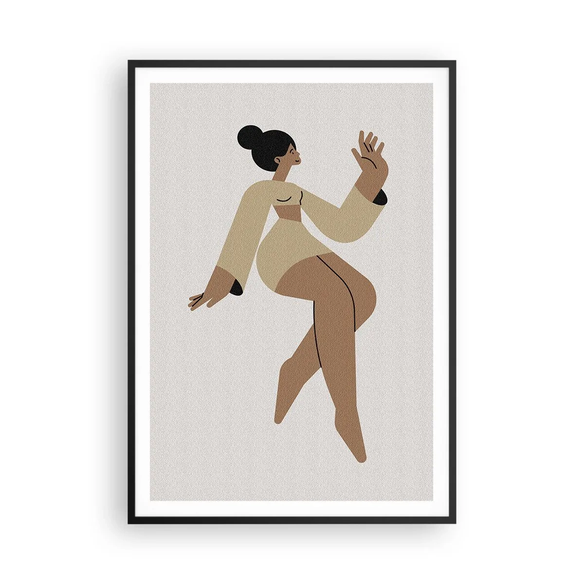 Poster în ramă neagră - Forma harului - 70x100 cm