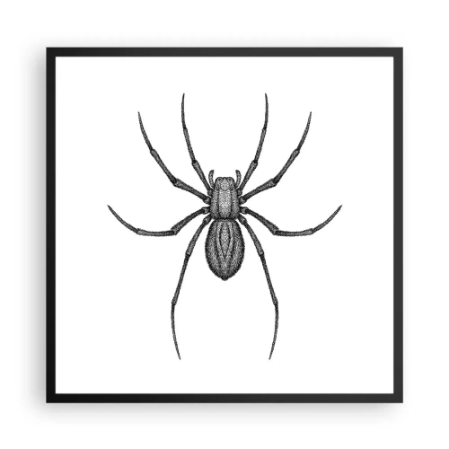 Poster în ramă neagră - Precizie tulburătoare - 60x60 cm