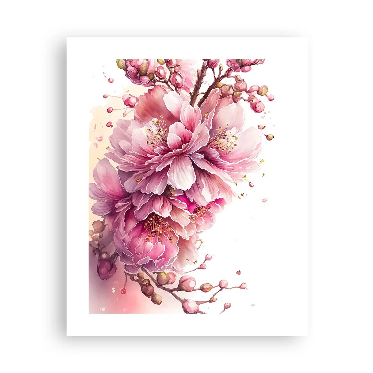 Poster - Flori de cireș - 40x50 cm