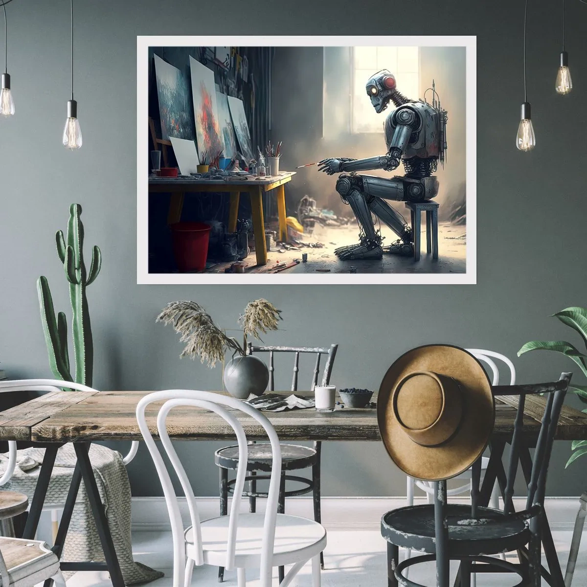 Poster - Actul de creație - 100x70 cm