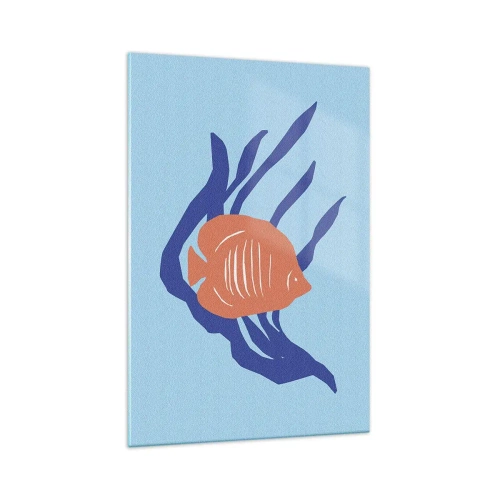 Tablou pe sticlă - Rezident din apele de corali - 70x100 cm