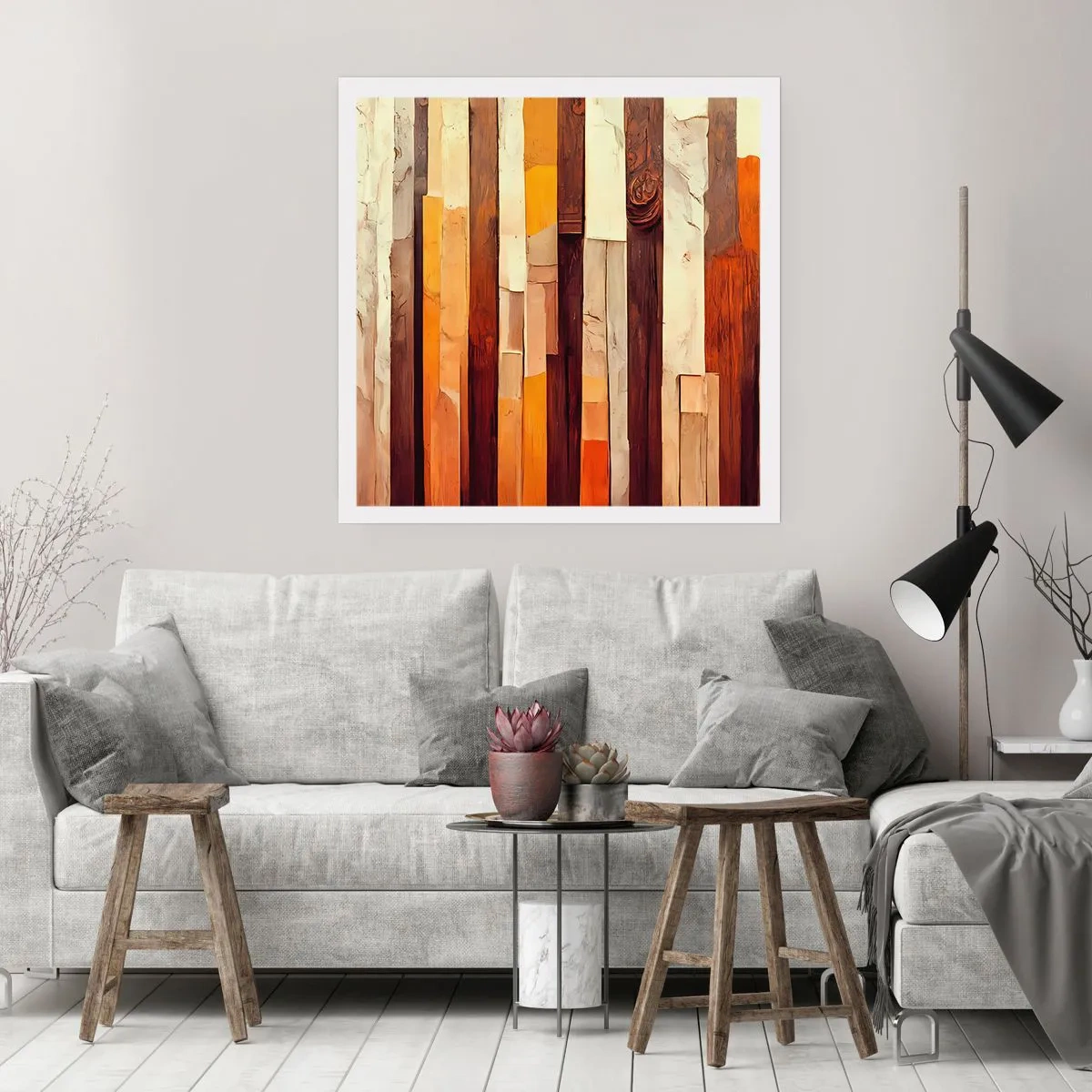 Poster - Imnul copacilor din pădure - 60x60 cm