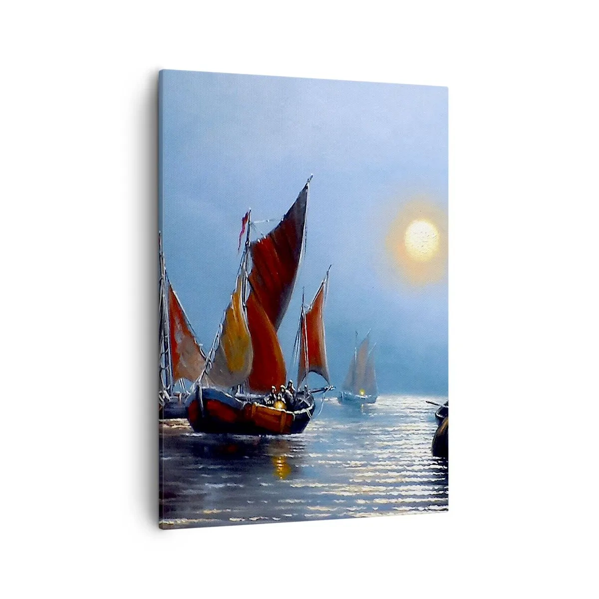Tablou pe pânză - Pescuit de noapte - 50x70 cm