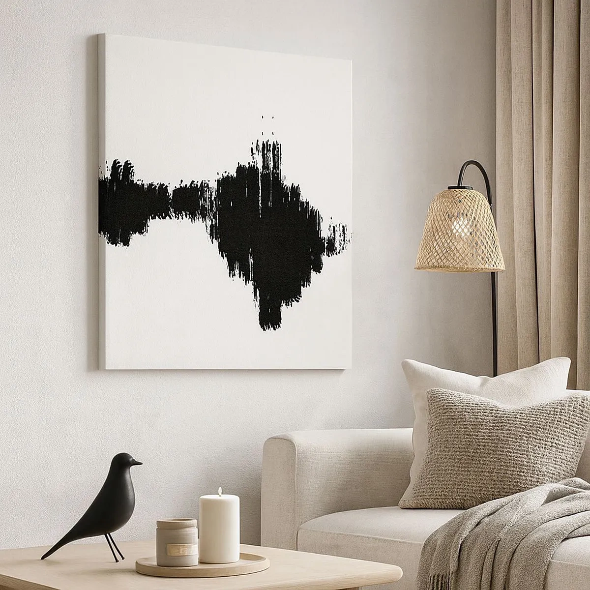 Tablou pe pânză - Vibrațiile imaginației - 30x30 cm