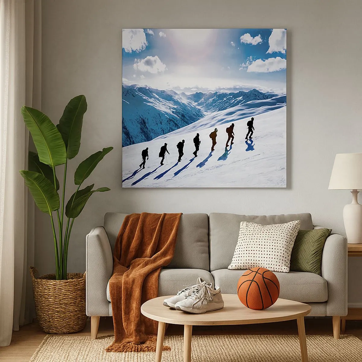 Tablou pe pânză - Echipa câștigătoare - 30x30 cm