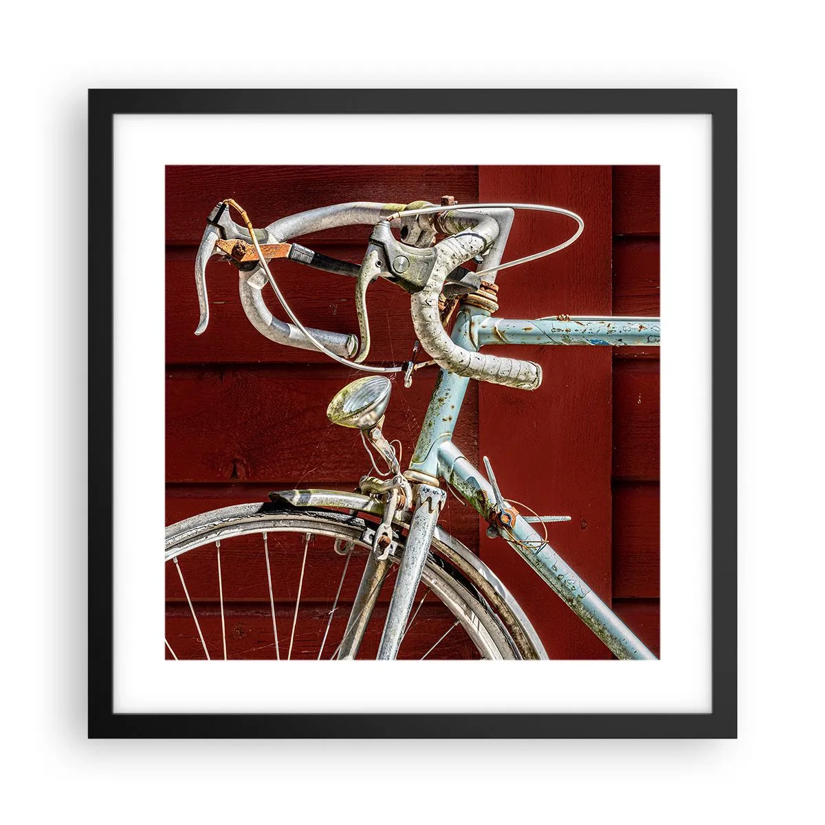 Poster în ramă neagră - Creat pentru victorie - 40x40 cm