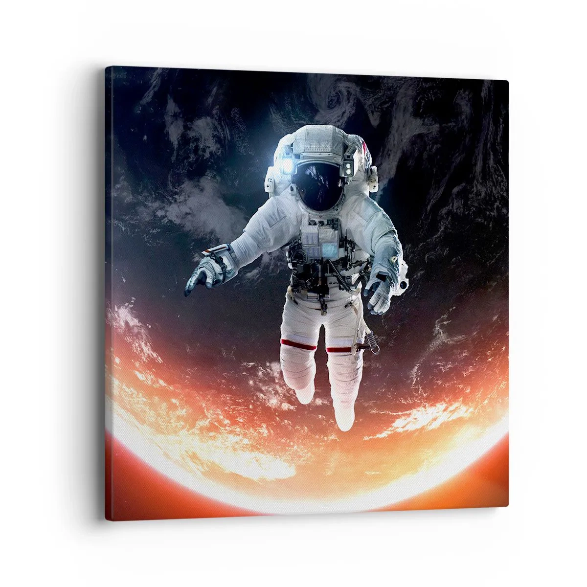 Tablou pe pânză - Pot să mai stau un pic? - 40x40 cm