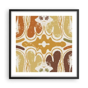 Poster în ramă neagră - Abstracție sentimentală - 50x50 cm