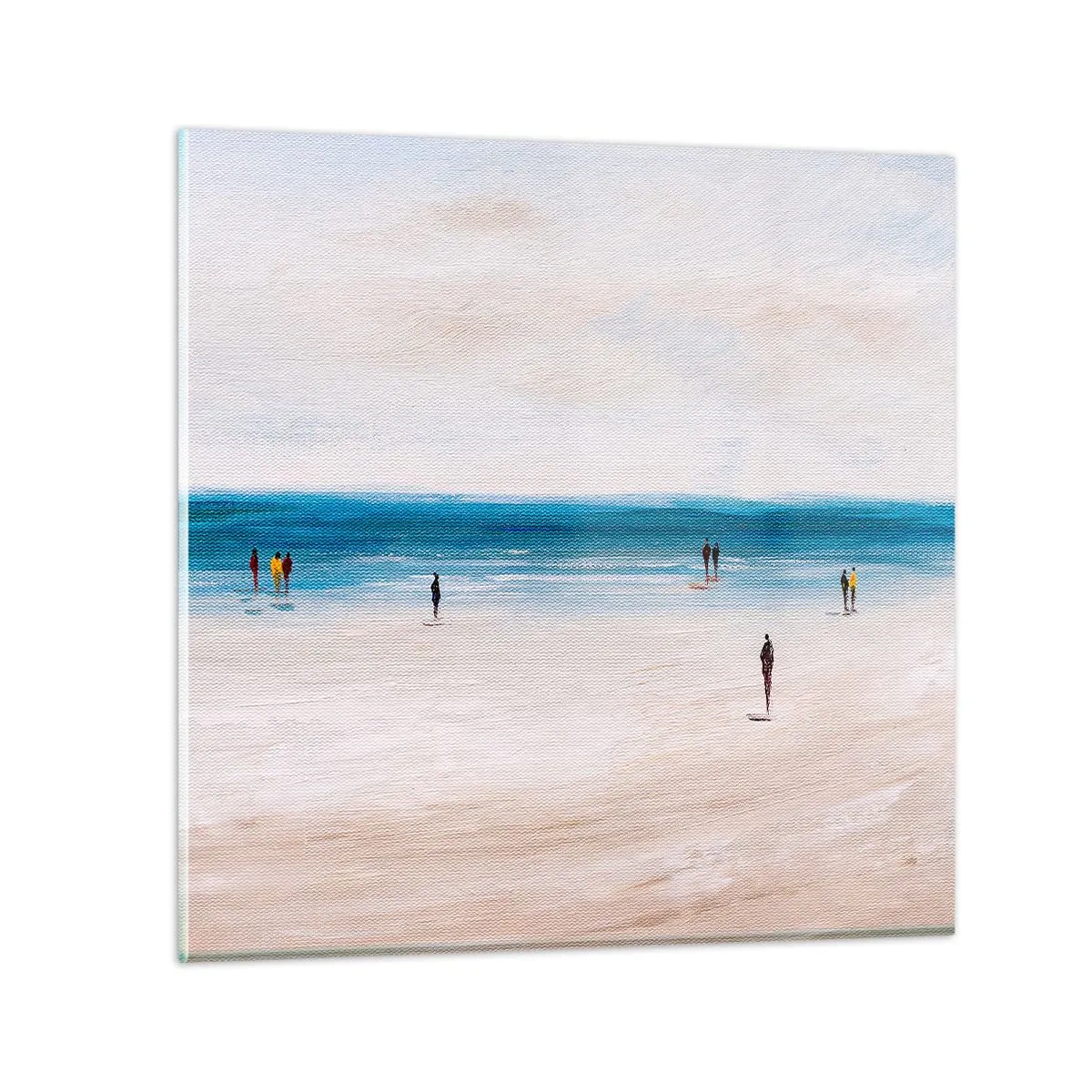 Tablou pe sticlă - Nevoia naturală - 40x40 cm