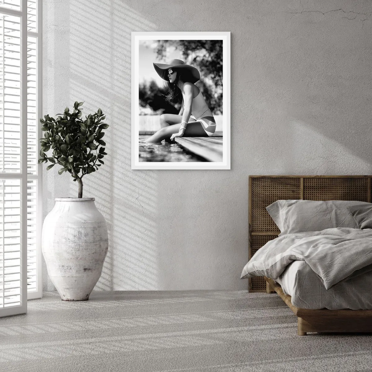 Poster în ramă albă - Vis de vară - 30x40 cm