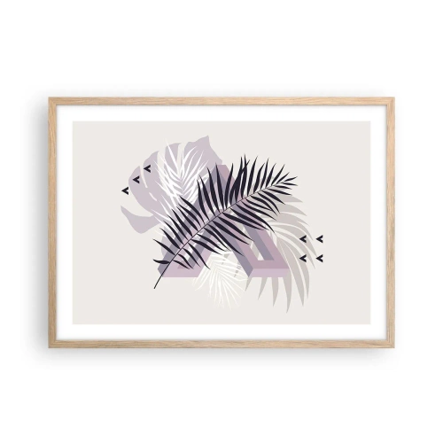 Poster în ramă de stejar deschis - Umbra unei umbre - 70x50 cm