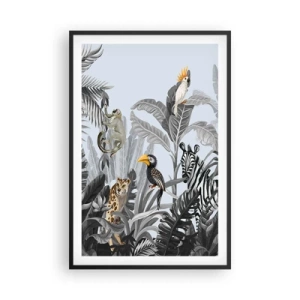 Poster în ramă neagră - O fabulă africană - 61x91 cm