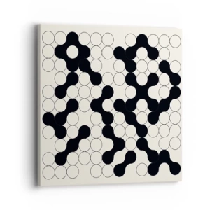 Tablou pe pânză - Joc chinezesc - o variație - 40x40 cm