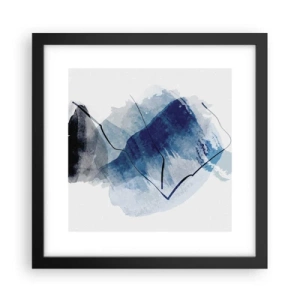 Poster în ramă neagră - Iceberg - 30x30 cm