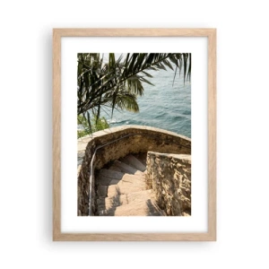 Poster în ramă de stejar deschis - Sub soarele Italiei - 30x40 cm