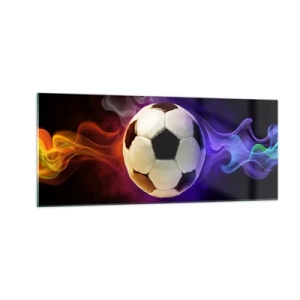 Tablou pe sticlă - Puterea magică a jocului - 100x40 cm