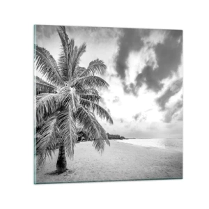 Tablou pe sticlă - Când tânjești după singurătate... - 60x60 cm