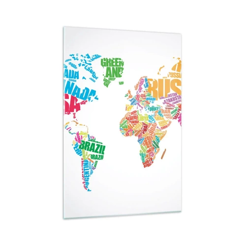 Tablou pe sticlă - Vreau să le cunosc pe toate - 70x100 cm