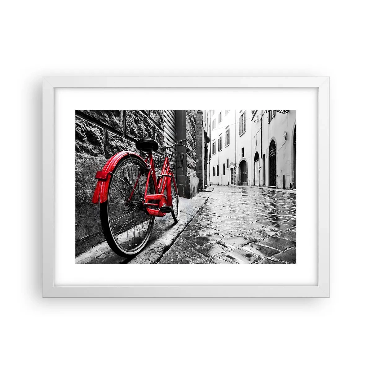 Poster în ramă albă - Adevărata frumusețe nu îmbătrânește - 40x30 cm