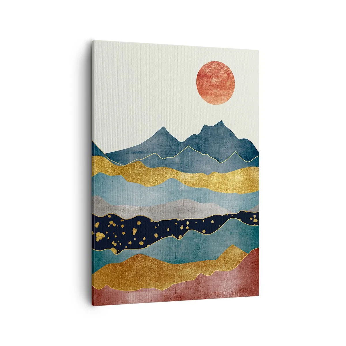 Tablou pe pânză Canvas - Secțiunea transversală a lumii - 50x70 cm