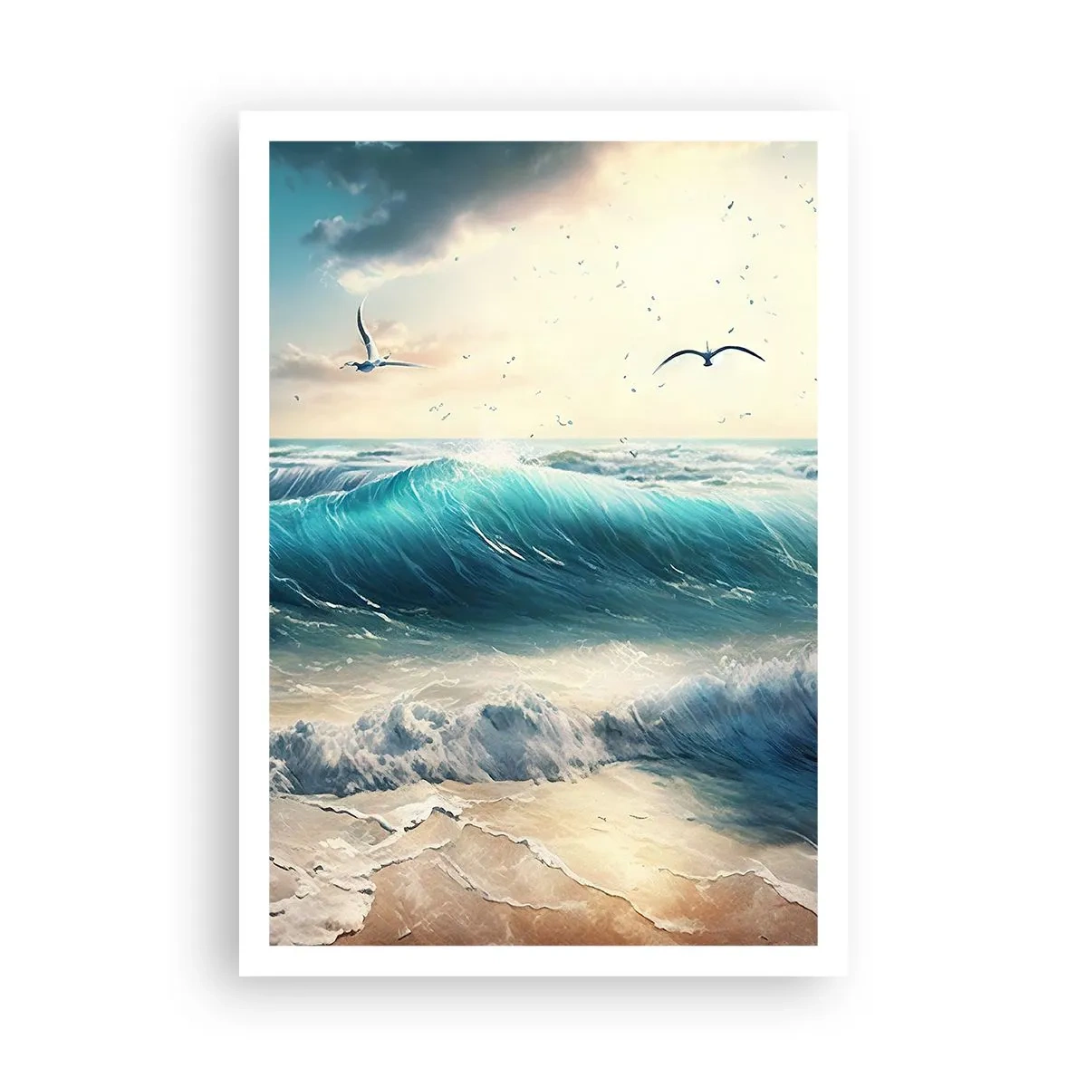 Poster - Sunetul valurilor doar pentru tine - 70x100 cm